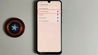 How to enable/disable screen lock/unlock sound on Samsung A50 Android 10