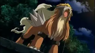Zoroark contra Suicune, Raikou y Entei