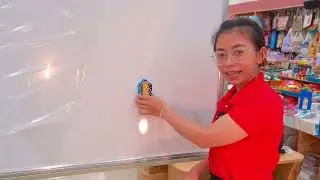 Khám Phá Sự Tiện Lợi Của Dụng Cụ Lau Bảng Trắng LS508, Có Nam Châm Hít Dính Lên Bảng