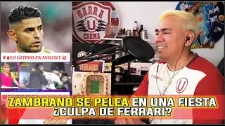ZAMBRANO GETS INTO A FIGHT AT A PARTY. IS IT FERRARI'S FAULT?