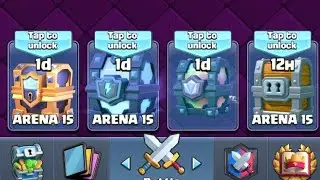 Opening the best chests in clash royal soon