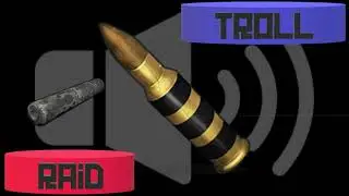 【2021】【TROLL】Explosive Ammo Raid｜Rust Sound Effect｜[raid] [troll] [silencer]｜