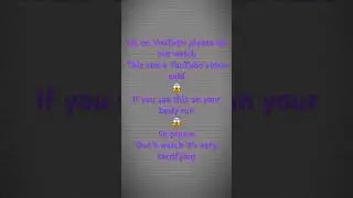 Please do not watch if you see this on your Body run! I’m begging you please don’t it’s terrifying😱