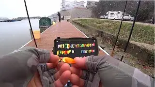 Ловля форели в Южной Корее! Клюёт на каждом забросе!!!