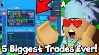 Roblox Bgs top 5 biggest trades ever😱*Dementor and shiny secrets*🤩(bubble gum simulator)