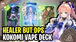 SPAMMING HEAL And BURST, Kokomi Vape Heal Deck | Genshin TCG