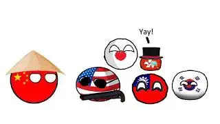 China VS Hong Kong | Countryballs