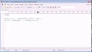 Beginner PHP Tutorial   81   The implode Function with File Handling Example