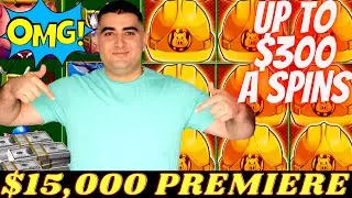 Up To $300 A Spins ! $15,000 On High Limit Slot Machines In Las Vegas | Live High Limit Slot Play