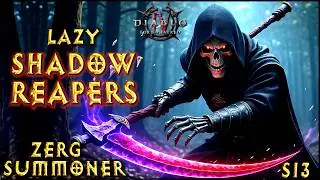 S13 LAZY SHADOW LORD REAPERS ! Summoner Necromancer Build Diablo 4 LoH