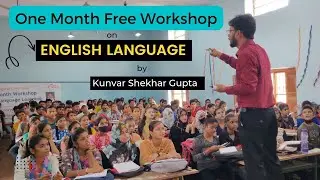 One Month Free Workshop on English Language Learning || Imperative Sentence by Kunvar Shekhar Gupta