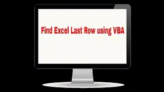 VBA Last Row | Excel VBA last row basic