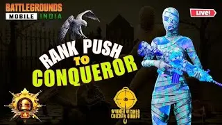 BGMI CONQUEROR RANK PUSH NEW UPDATE 3.4 WOLF MODE  | DNA KING LIVE