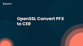 OpenSSL Convert PFX to CER