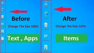 Increase Icon and Text Size in Windows @wwTech