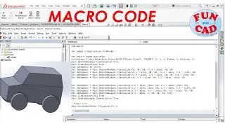 Learn to RECORD and EDIT SolidWORKS macro | SolidWORKS MACRO Code Automation | Beginner Tutorial