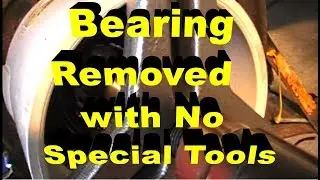 Rear Wheel Bearing Removal With No Special Tools BMW 3 Series