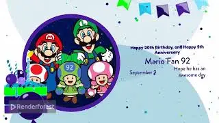 Happy Birthday to @Mario-Fan-92 🎉🎂🎊🥳🍰🎁🧁🎈