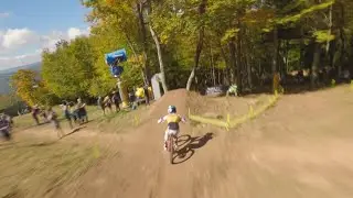 DRONE FPV: Jackson Goldstone's Course in SNOWSHOE | 2023 UCI Downhill MTB World Cup