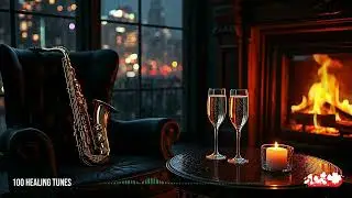 Heal Your Soul | Smooth Jazz Music for Late Night Relaxation | Rainy Night Penthouse 🎷🔥