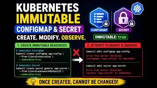 CKA Practice Lab #52 | Immutable ConfigMap & Secret in Kubernetes | CKA Practice