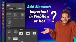 Add Elements Webflow Tutorial in Hindi, Add elements important in Webflow?