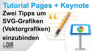 Mac Tutorial Pages und Keynote SVG Grafiken nutzen