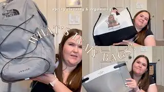 What’s in my Bag? 👜 backpack, work bag, and purse spring cleaning!