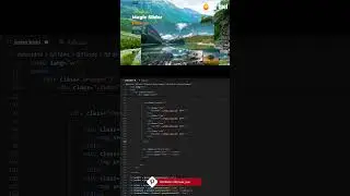 How to Create Animate Image Slider in HTML CSS and JavaScript 