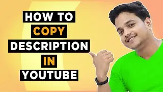 How to Copy Description in Youtube