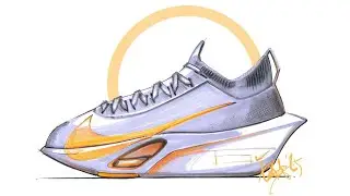 IDSketch Process: Nike-inspired Sneaker Concept
