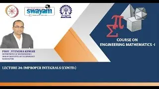 Lecture 24: Improper Integrals (Cont.)