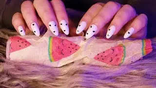 ASMR Beeswax Wrapped Triggers Tapping & Scratching (No Talking)