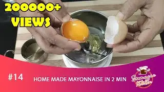 Home Made Mayonnaise in Mixer in 2 mins   #14