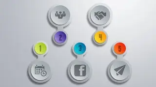 Photoshop Tutorial | 3D Graphic Design | Infographic Banner circles