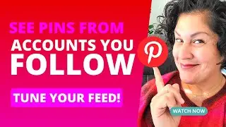 How to See Pins 📌 from Accounts You FOLLOW 👍 on PINTEREST in 2023 