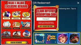 HOW TO CLAIM FREE DAILY REDEEM CODES IN MLBB X JOLLIBEE WEB EVENT