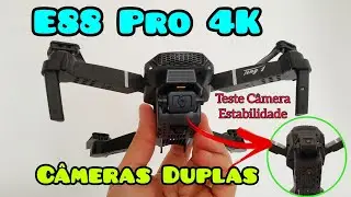Drone E88 Pro 4K - Teste Câmera e Estabilidade Indoor