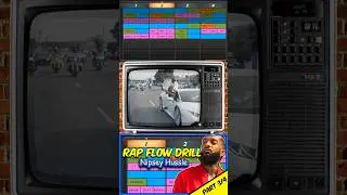 3/4 Nipsey Hussle Rap Flow Practice #howtorap #rapflow