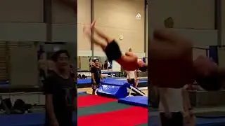 Guy Attempts Insane Gymnastic Flip | People Are Awesome