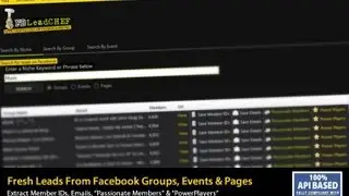 FBLeadChef Features   Quick n Dirty Overview