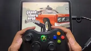 How to Connect Black Xbox 360 Controller to iPad Mini + GTA San Andreas!