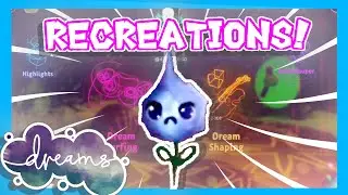 Playing RECREATIONS of EXISTING GAMES!! + MEMES!! (Dreams PS4)