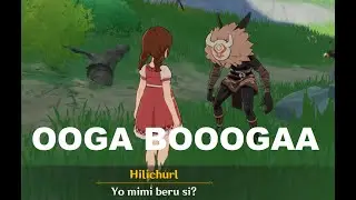 Elon Musk speaking Hilichurlian language.