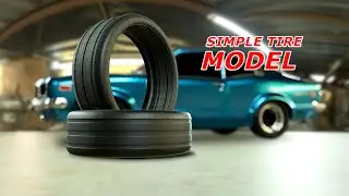 Blender Tutorial HOW to Create a simple CAR TIRE in JUST 5 MINUTES