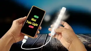 how to make a USB tube light at home //  Powerful USB LED LIGHT // OTG light | DIY light