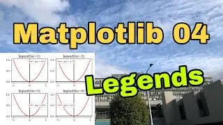 Ep15: Matplotlib (basic) - Part 4: Legends