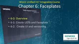 WinCC Unified V17 # 21: Create Faceplates in Unified Overview 👧🍽️😉Learn SCADA Programming 