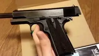 No.32 WA(ウエスタンアームズ) M1911 ボニー＆クライド／Wビンテージ(Bonnie and Clyde)