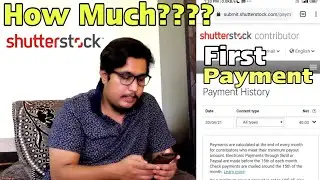 My First Payment on Shutterstock, How Much? SHUTTERSTOCK PAYMENT PROOF / EARNINGS